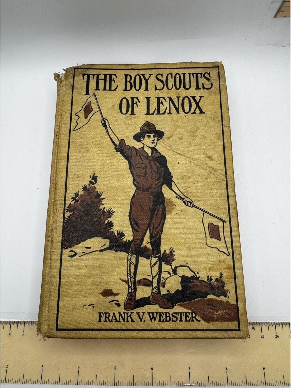 The Boy Scouts of Lenox by Frank V. Webster 1915 Cupples & Leon Vintage Book BSA